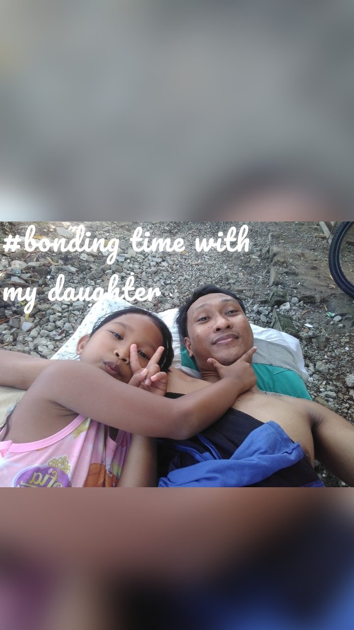 #bonding time with my daughter 